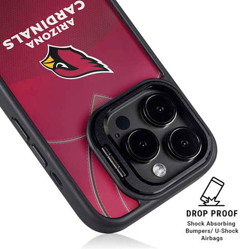 NFL Arizona Cardinals Team Jersey iPhone 15 Pro Kickstand Case